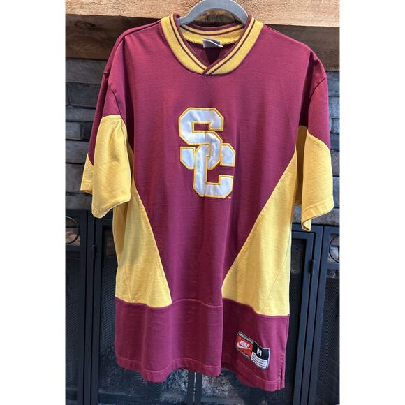 Men’s NIKE TEAM SPORT Vintage USC Shirt Jersey Size M *C1 - Picture 1 of 5